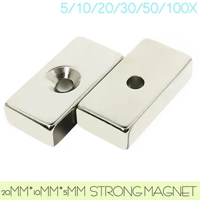 N52 Super Strong Magnets Block Rare Earth Cuboid Neodymium Super Strong Magnet • $13.99