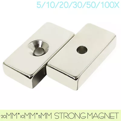 N52 Super Strong Magnets Block Rare Earth Cuboid Neodymium Super Strong Magnet • $8.75