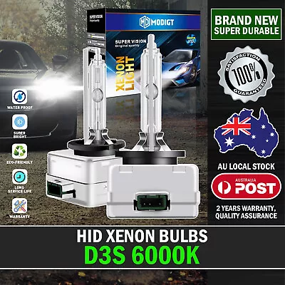 NEW D3S 35W 6000K 66340 66340HBI MODIGT Original Spare Part HID OEM Bulb Xenon • $44.63