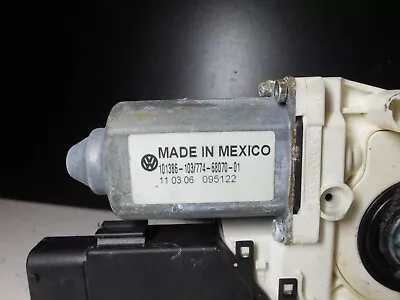 2002-2010 Volkswagen Beetle Coupe Left Window Motor Driver Side Front 1C2959802A • $114.95