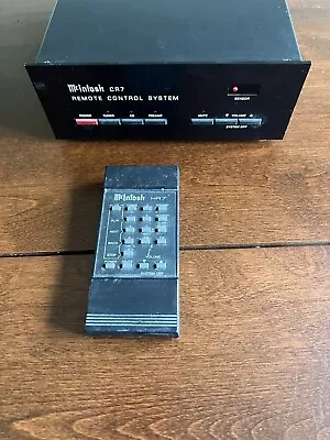 McINTOSH MODEL CR7/HR7. REMOTE CONTROL SYS REMOTE CONTROL Working See Descrptn • $250