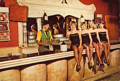 1969 PA Moosic Ghost Town Can Can Dancers On The Bar Mint 4x6 Postcard CT19 • $15.99