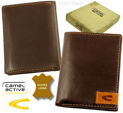 Camel Active Men's Wallet Purse Wallet Leather New • £70.58