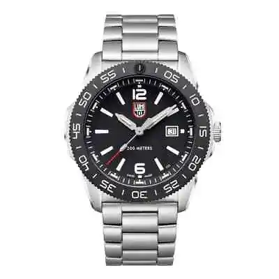 Luminox Pacific Diver XS.3122 Men's Watch Black Dial Stainless Steel Strap NEW • $425.99