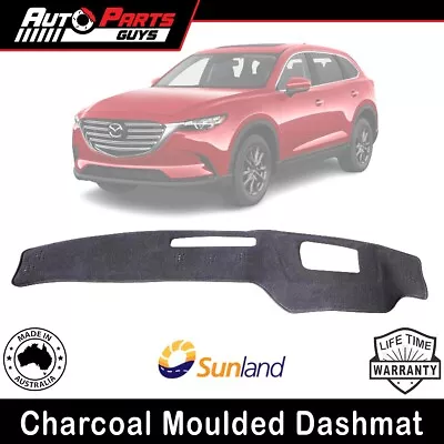 Fits Mazda CX9 CX-9 2016 2017 2018 2019 2020 2021 2022 2023 HUD Charcoal Dashmat • $89.99