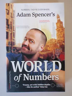 Book - Adam Spencer's World Of Numbers VGC • $24