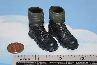 Dragon DID BBI Dragon In Dreams 1:6 Scale WW2 German Black Mountain Boots CB57E • £14.99