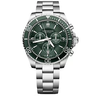 Victorinox Men's Maverick Green Dial Watch - 241946 • $557.19