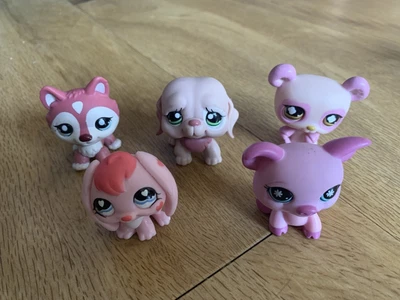 £2.90 • Buy LPS Littlest Pet Shop Bundle 5 Pcs Pink Animal Toy Genuine