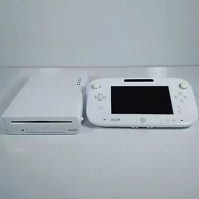 Nintendo Wii U Console (White) 32GB + Gamepad & Cables - NTSC-J - Good Condition • $149