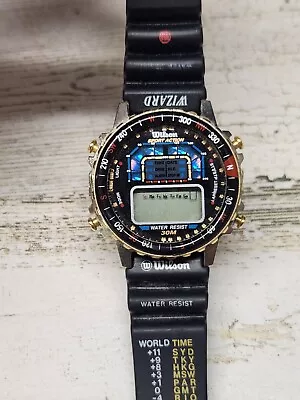 Rare Vintage Wilson Analog Digital Watch LWL089L Needs Battery • $17.99