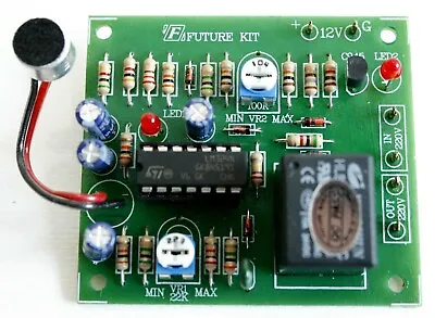 Voice Activated Switch Kit Supplied In Component Form Electronics Assembly Kit • £15.99