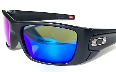 OAKLEY FUEL CELL Tonal USA Flag W POLARIZED Galaxy Blue Lens Sunglass 9096 • $108.88