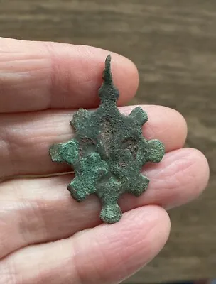 Medieval. 13th Century. Brass Heraldic Pendant. Dating To The 1200’s. • £49