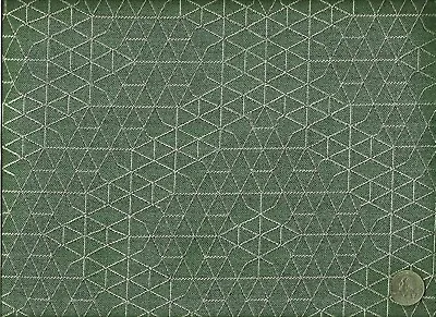 Designtex Net Patina Sea Glass Green Modern  Geometric Upholstery Fabric • $16.95