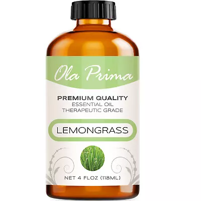 Lemongrass Essential Oil - Multiple Sizes - 100% Pure - Amber Bottle • $16.99