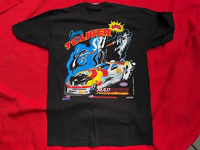 Jerry Tolliver 90s MAD MAGAZINE Spy VS SPY NHRA  Racing Tee Shirt (M) NEW • $25