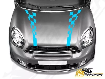 Fit Any Bonnet Stripes Car Stickers Tuning Car Graphics Vinyl Decals Made In UK • £13.99