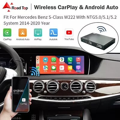 Wireless CarPlay For Mercedes Benz W213 S Class W222 2014-2018 Vs Android Auto • $239