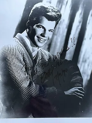 Singer Bobby Vee Autographed Photo  Take Good Care Of My Baby  • $14.95