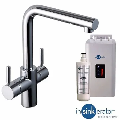 Insinkerator 3n1 Brushed Steaming Hot & Cold Kitchen Sink Kettle Tap & Tank • £1099.99