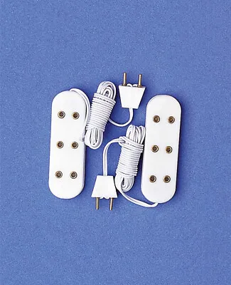 £3.75 • Buy Dolls House Light 2x Triple Sockets Extension Set DIY Lighting Wiring Socket LGW