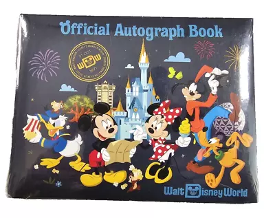 New Walt Disney World Autograph Book Mickey Minnie Pluto Donald Goofy • $12.50