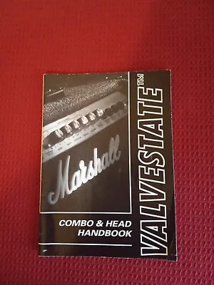 1990's Vintage Marshall Valvestate Amp Amplifier Combo Head Handbook Manual • $12.99