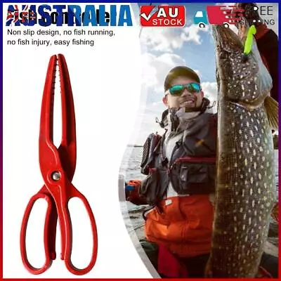 Fishing Pliers Gripper Controller Fish Body Mouth Grip Clamp Grabber (Red) # • $8.71