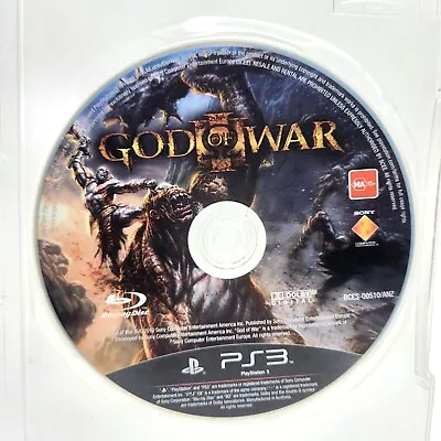 God Of War III - 3 - PS3 - Brutal Combat - Action/Adventure - NO Case Or Manual • $6.95