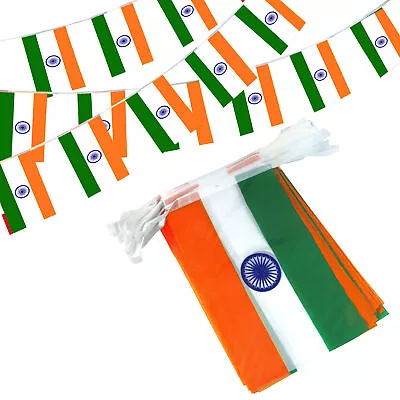 Anley India String Flag Pennant Banners 33 Feet 38 Flags • $8.95