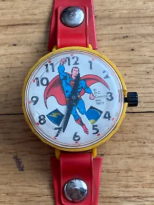 Vintage Marx Toys Superman Toy Wrist Watch 1974 DC Comics Non-Working • $24.99