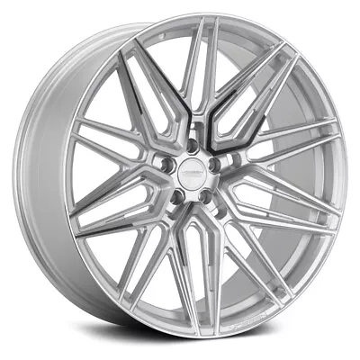 Vossen HF-7 Silver With Polished Face 19x8.5 5x112 +42 Wheel Single Rim • $299.50