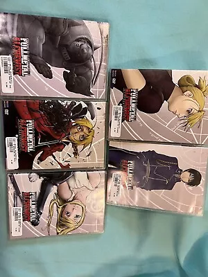 Lot Of 5 Fullmetal Alchemist Volumes  2-7-8-10-12 DVDs Anime EUC • $30