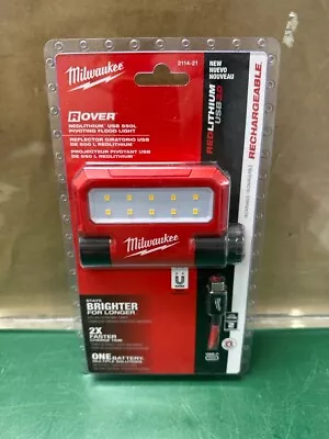 Milwaukee 2114-21 550-Lumen USB-C Rechargeable Rover Flood Light (E10033485) • $49.95