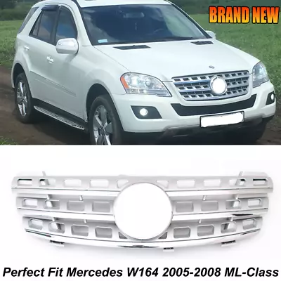 AMG Grille Front Grill For 2005-2008 Mercedes Benz W164 ML550 ML350 ML500 ML63 • $52.87