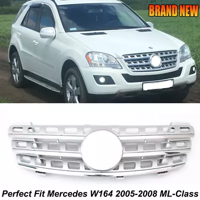 AMG Grille Front Grill For 2005-2008 Mercedes W164 ML550 ML350 ML500 ML63amg • $52.87