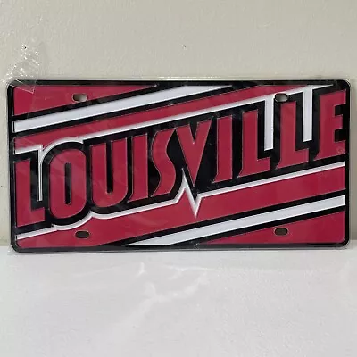 Louisville Cardinals License Plate Big Print Brand New Free Shipping • $12.74