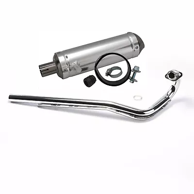 28mm Muffler Exhaust Pipe For 90/110/125cc 140cc CRF50 XR70 TTR90 ATV Pit Bike • $81.68