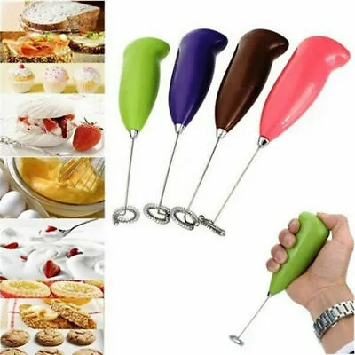 Milk Frother Whisk IKEA Black Coffee Latte Hot Chocolate 100% UK Stock Free P&P • £6.88