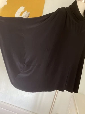 £16 • Buy Yong Kim Top Size 10 Black Layering High Neck Poncho RRP £85