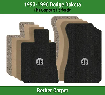 Lloyd Berber Front Row Carpet Mats For '93-96 Dodge Dakota W/Black M-Mopar Logo • $160.99