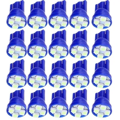20X T10 W5W 158 LED Ice Blue License Plate Instrument Cluster Dashboard Lights • $8.61