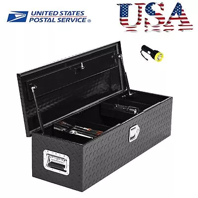 39 Inch Truck Bed Tool Box Heavy Duty Aluminum With Sliding Shelf Waterproof USA • $157.31