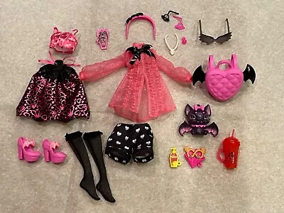 NEW_Outfit_Monster High Doll Draculaura_G3 Reboot 2022_Clothes Shoes Accessories • $32.95