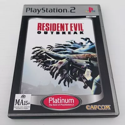 Resident Evil Outbreak Sony Playstation 2 PS2 PAL Complete With Manual- Aus Post • $39.62