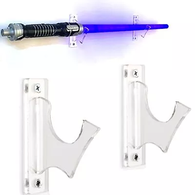 Lightsaber Wall Mount Acrylic Lightsaber Stand Wall Mounted Sword Stand Displ • $9.22