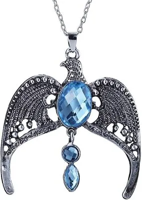 $6.90 • Buy Harry Potter Ravenclaw Lost Diadem Tiara Crown Horcrux Necklace Silver Pendant