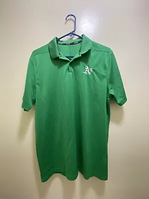 Oakland Athletics Nike Authentic Collection Team Logo Elite Polo - Green Size L • $15