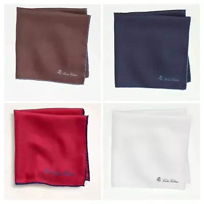Brooks Brothers “LOT OF 4” Pocket Square/Handkerchief/Hanky Silk New • $29.99